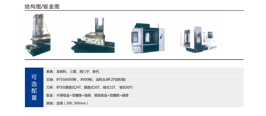 卧式加工中心系列